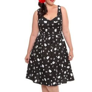 Lucky Thirteen Dress Size Small Rockabilly Pinup Retro Cherry Anchor